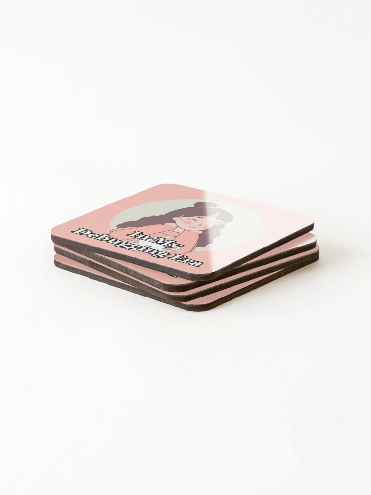 Thumbnail 4 of 5, Coasters (Set of 4), In My Debugging Era designed and sold by RCanumCo.