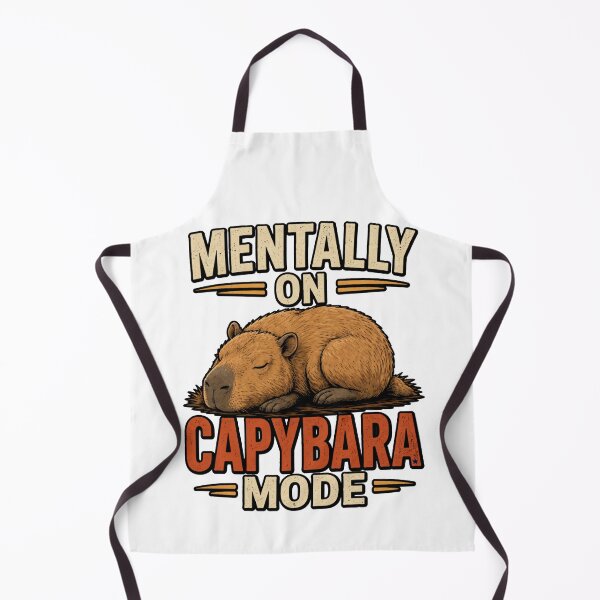 Item preview, Mentally On Capybara Mode Funny Lazy Capybara Shirt designed and sold by PINK FREE.