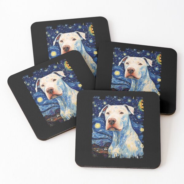 Item preview, Funny Dogo Argentino Starry Night Illustration Mom Dad Kids designed and sold by rafaeltto.