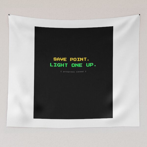 Item preview, Save Point Light One Up Gamer 420 designed and sold by SmokBreakStudio.