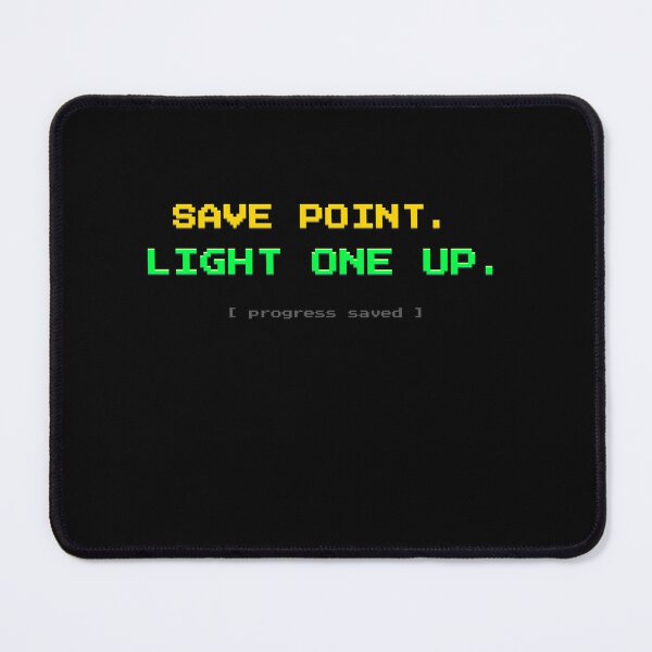 Item preview, Save Point Light One Up Gamer 420 designed and sold by SmokBreakStudio.