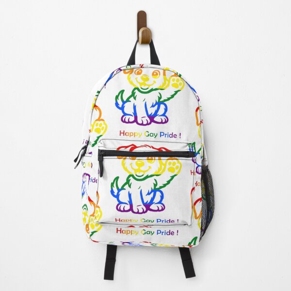 Item preview, Happy Gay Pride Rainbow Puppy - Cute LGBTQ+ Celebration designed and sold by Tokraz-art.