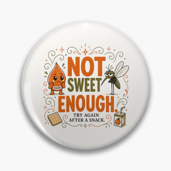 Item preview, Not Sweet Enough - Funny Reactive Hypoglycemia Low Blood Sugar Design designed and sold by BlackSector77.