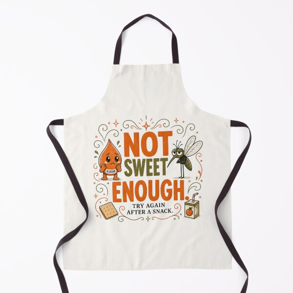 Item preview, Not Sweet Enough - Funny Reactive Hypoglycemia Low Blood Sugar Design designed and sold by BlackSector77.