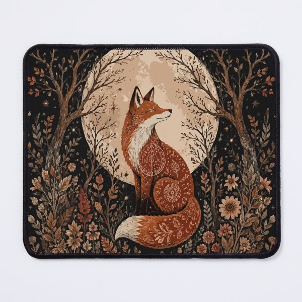 Item preview, Enchanted Floral Fox Cottagecore Moonlight Aesthetic Design for Women & Girls designed and sold by Tbenghali.