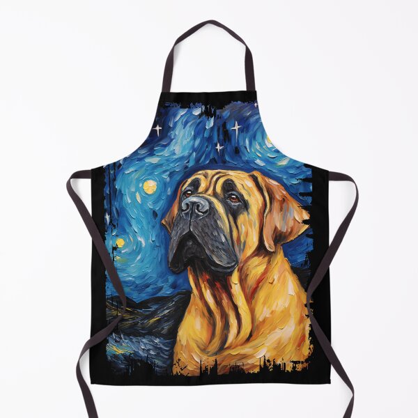 Item preview, Funny English Mastiff Starry Night Illustration Mom Dad Kids designed and sold by rafaeltto.