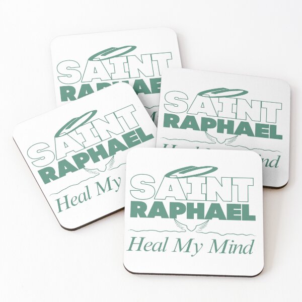 Item preview, Saint Raphael Healing Archangel Green designed and sold by MapachardoStoreRB.