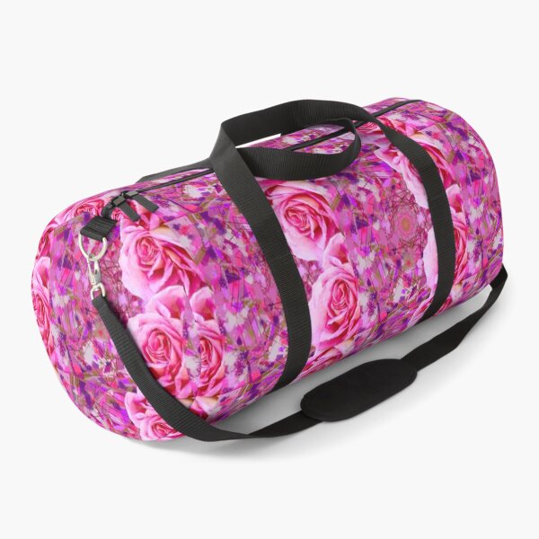 Item preview, Pink Peeky Roses Splatter Paint Collage designed and sold by RAHKELROYSUM.