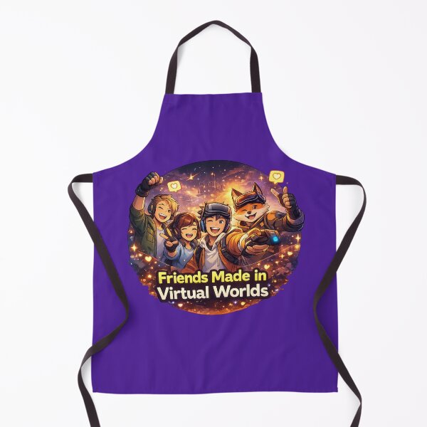 Item preview, Friends Made in Virtual Worlds | Rec Room Gamer VR Gaming Friendship Design designed and sold by mocci10.