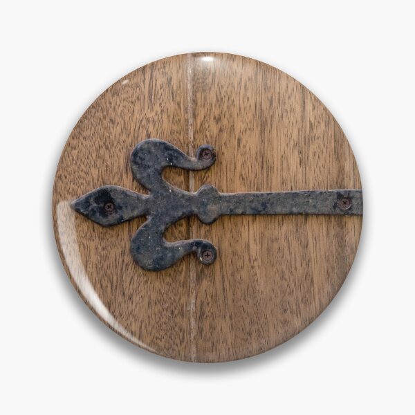 Item preview, Rustic Wooden Door With Decorative Iron Hinge on Textured Oak Panels designed and sold by Nmallia.