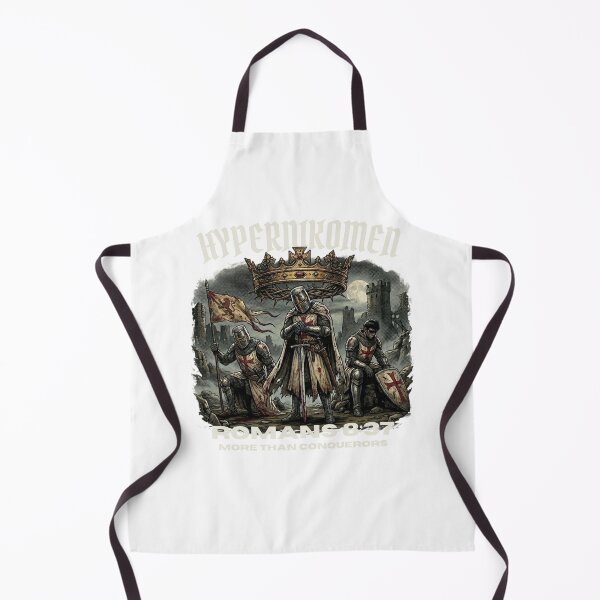 Item preview, Hypernikomen - More Than Conquerors Christian Medieval Streetwear designed and sold by Love Christ Live Life.
