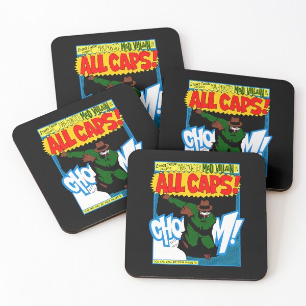 Item preview, Mad Villain All Caps Comic Style designed and sold by MagicEagleStore.