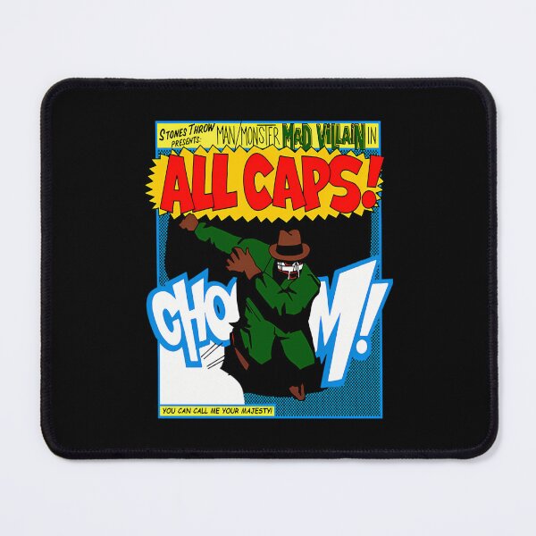 Item preview, Mad Villain All Caps Comic Style designed and sold by MagicEagleStore.