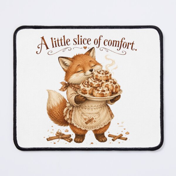 Item preview, A Little Slice Of Comfort Fox Cinnamon Roll Autumn Baking designed and sold by AQUILAKREO.