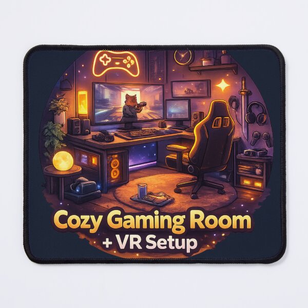 Item preview, Cozy Gaming Room & VR Setup | Rec Room Gamer Virtual Reality Aesthetic Design designed and sold by mocci10.