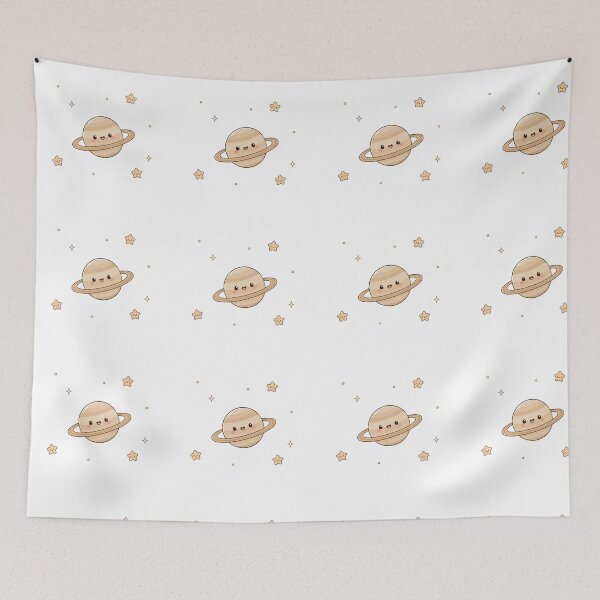 Item preview, Cozy Kawaii Saturn Planet Space  designed and sold by Seculinator.