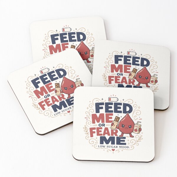 Item preview, Feed Me Or Fear Me - Funny Reactive Hypoglycemia Low Blood Sugar Design designed and sold by BlackSector77.