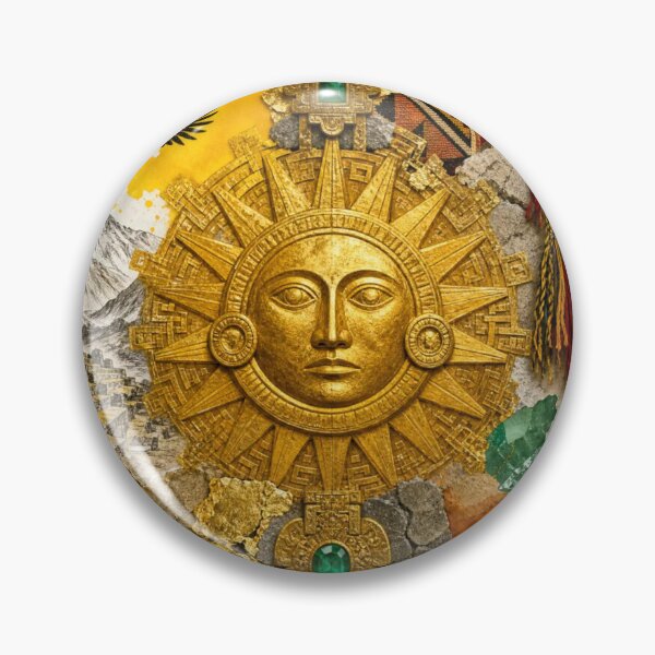 Item preview, Inti's Radiance: Golden Sun God of the Incas designed and sold by DarVibe Designs.