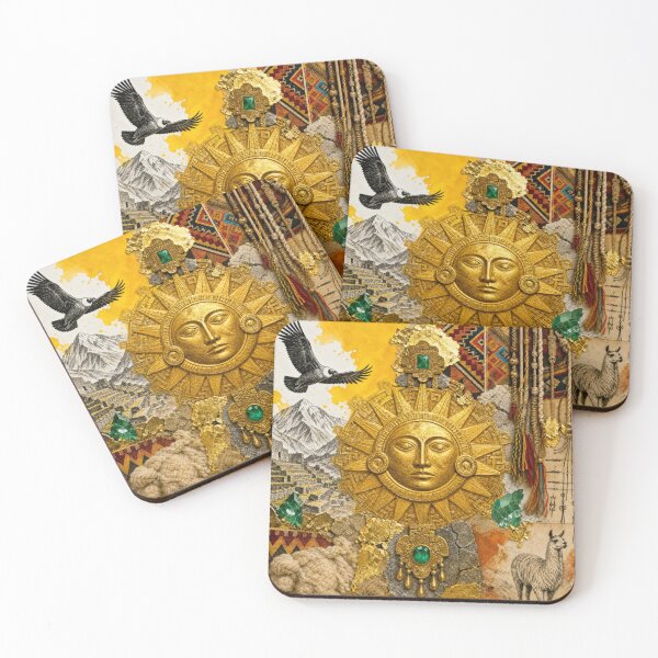 Item preview, Inti's Radiance: Golden Sun God of the Incas designed and sold by DarVibe Designs.