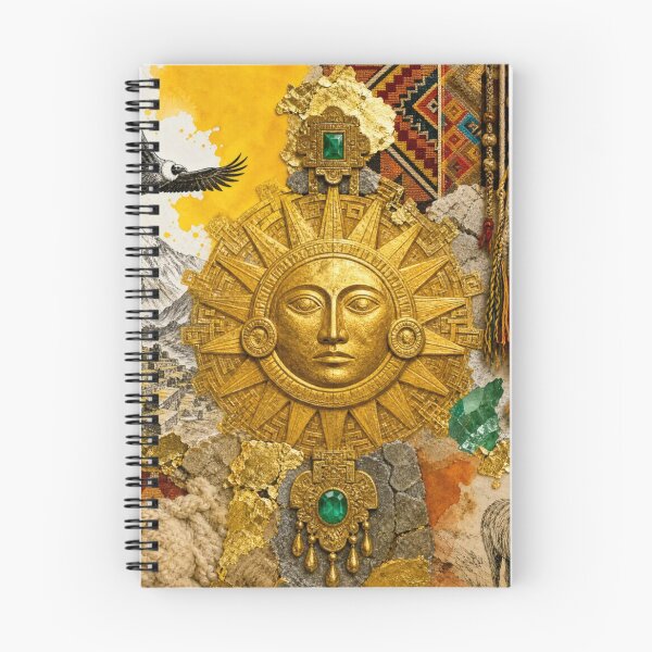 Item preview, Inti's Radiance: Golden Sun God of the Incas designed and sold by DarVibe Designs.