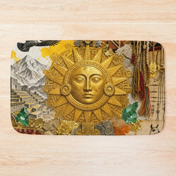 Item preview, Inti's Radiance: Golden Sun God of the Incas designed and sold by DarVibe Designs.