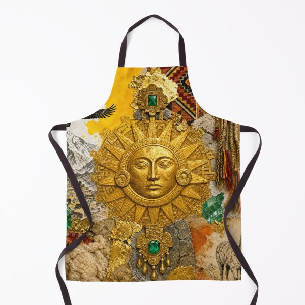 Item preview, Inti's Radiance: Golden Sun God of the Incas designed and sold by DarVibe Designs.