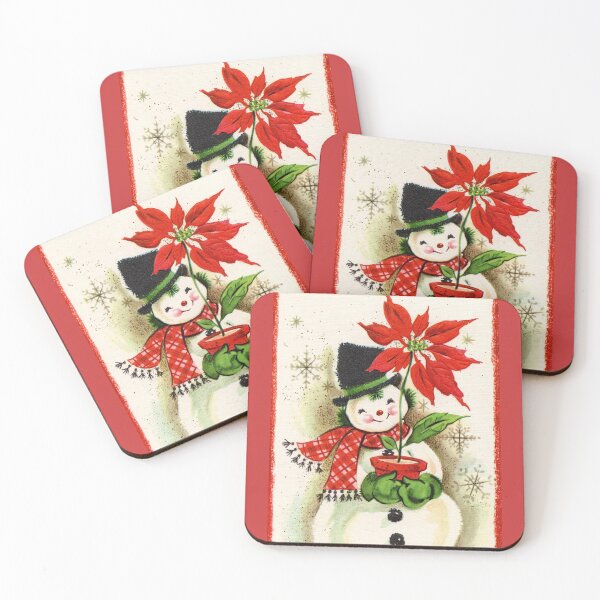 Item preview, Snowman and Poinsettia designed and sold by collageDP.