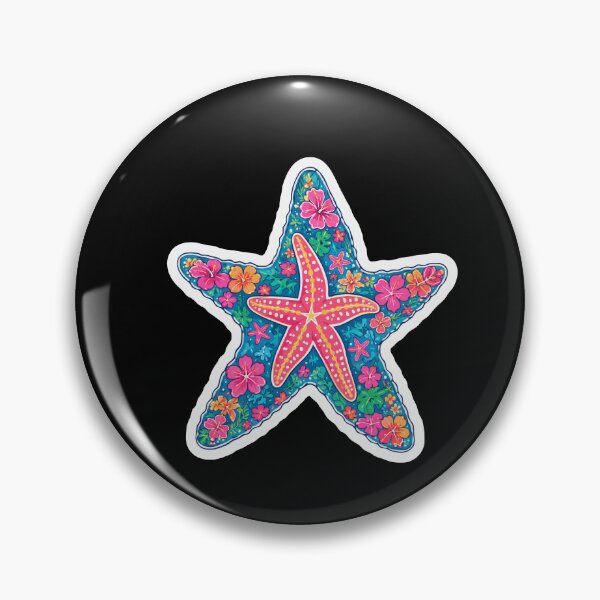 Item preview, Tropical Starfish Beach Life Coastal Summer Floral Design designed and sold by Tbenghali.