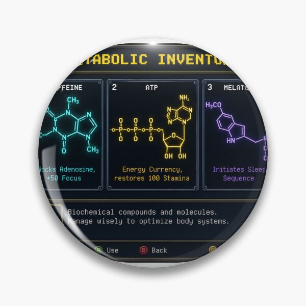 Item preview, Metabolic Inventory Pixel Art designed and sold by LeverFL.
