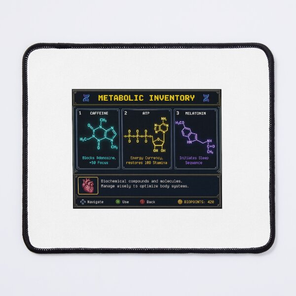 Item preview, Metabolic Inventory Pixel Art designed and sold by LeverFL.