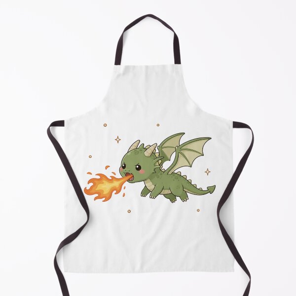 Item preview, Cozy Kawaii Little Dragon Breathing Fire designed and sold by Seculinator.