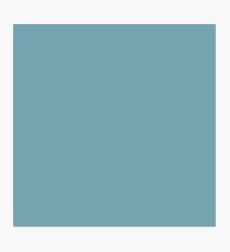 Christmas Icy Blue Velvet Photographic Print