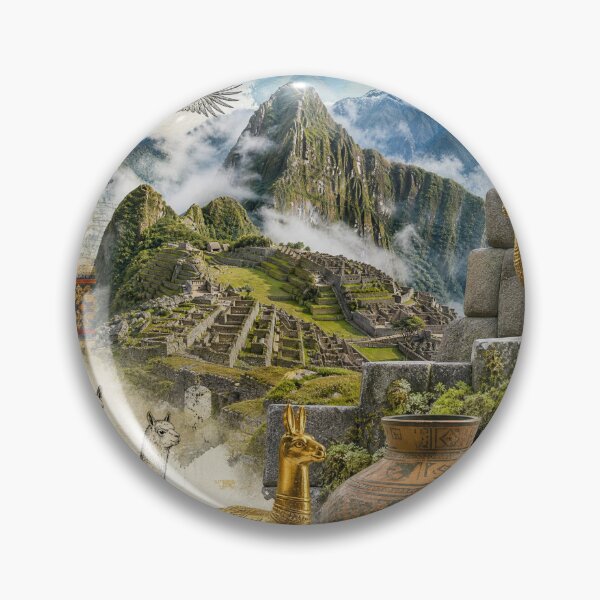 Item preview, Machu Picchu: Citadel in the Mist designed and sold by DarVibe Designs.