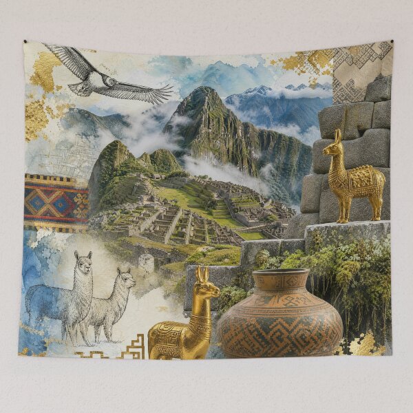 Item preview, Machu Picchu: Citadel in the Mist designed and sold by DarVibe Designs.
