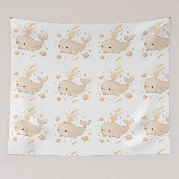 Item preview, Cozy Kawaii Cosmic Whale Space  designed and sold by Seculinator.