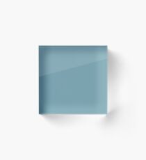 Christmas Icy Blue Velvet Acrylic Block
