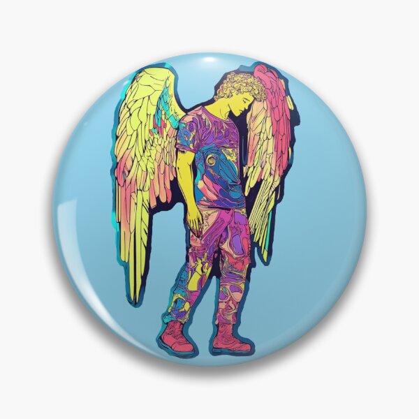 Item preview, sad angel boy designed and sold by HauntedEmporium.