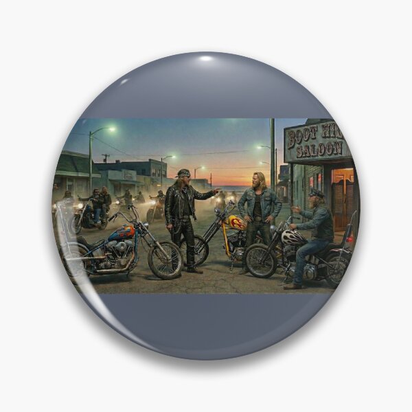 Item preview, BIKERS AT DAYTONA BOOT HILL SALOON 60S designed and sold by VERYOLDROAD BY AXTON BROWNING .