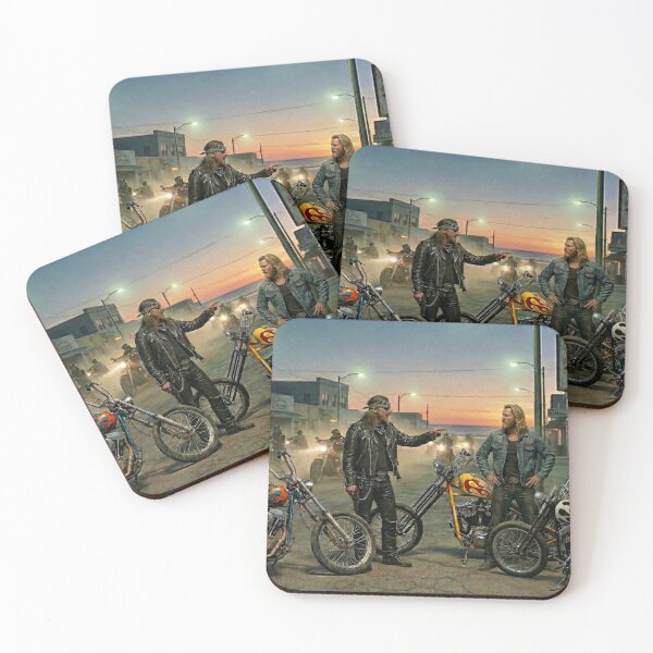 Item preview, BIKERS AT DAYTONA BOOT HILL SALOON 60S designed and sold by VERYOLDROAD BY AXTON BROWNING .