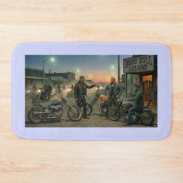 Item preview, BIKERS AT DAYTONA BOOT HILL SALOON 60S designed and sold by VERYOLDROAD BY AXTON BROWNING .
