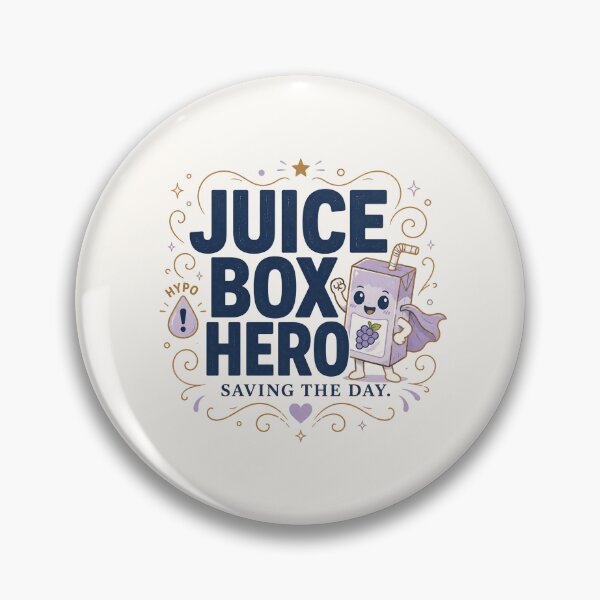 Item preview, Juice Box Hero - Funny Reactive Hypoglycemia Low Blood Sugar Design designed and sold by BlackSector77.