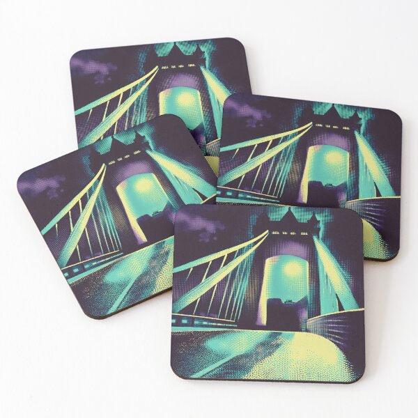 Item preview, Neon Gothic Bridge at Midnight designed and sold by ClubVacay.