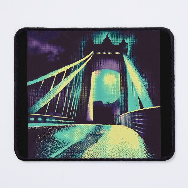Item preview, Neon Gothic Bridge at Midnight designed and sold by ClubVacay.