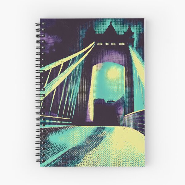 Item preview, Neon Gothic Bridge at Midnight designed and sold by ClubVacay.