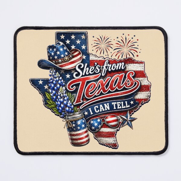 Item preview, Funny Patriotic She's From Texas, I Can Tell designed and sold by legendaryskins.