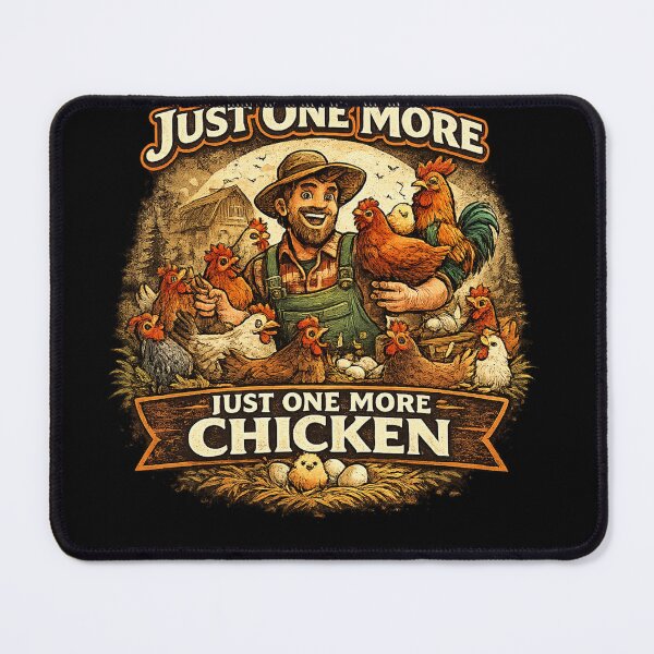 Item preview, Just One More Chicken Funny Backyard Chicken Keeper Vintage T-Shirt . designed and sold by  BreedCraft Studio.
