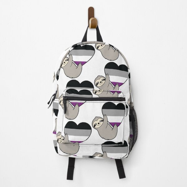 Item preview, Asexual Pride Sloth Hugging Heart - LGBTQ+ Pride Design designed and sold by Cannaxes Studio.