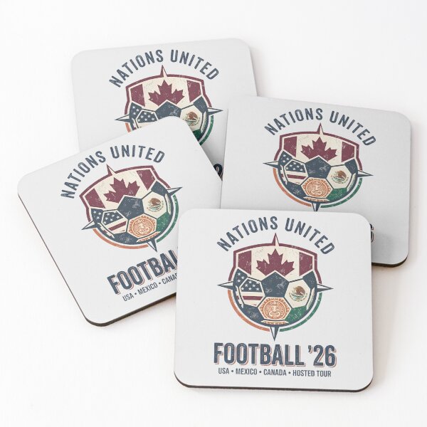 Item preview, Nations United Football 2026 Retro Crest designed and sold by Shopy-24.online.