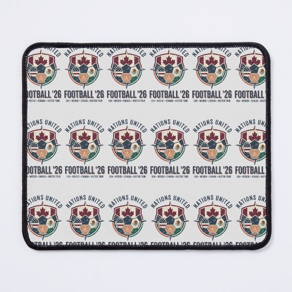 Item preview, Nations United Football 2026 Retro Crest designed and sold by Shopy-24.online.