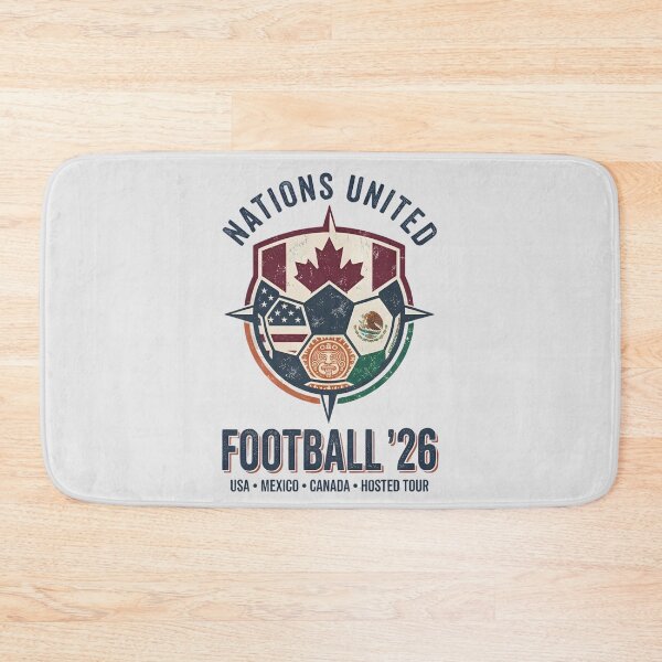 Item preview, Nations United Football 2026 Retro Crest designed and sold by LaNaturela.